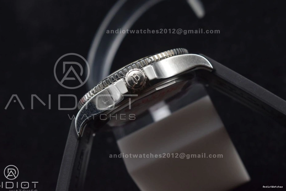 A Bezel Dial Rehaut Best Superocean Edition and 44 1:1 On Rubber Casual Black with TF Automatic Strap Yellow Black 471 0103